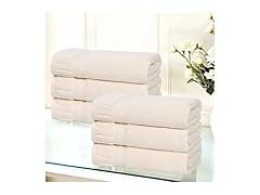 Superior 6PC Venice Zero Twist Cotton Towels