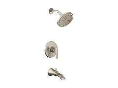 Moen Doux Tub & Shower Trim, Nickel