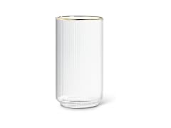 Abbott Collection Tight Vertical Optic Highball with Gold