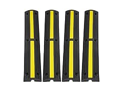 3.28 ft Cable Protector Ramp, 4 Pack of