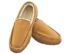 VLLY Men's Moccasin Slippers