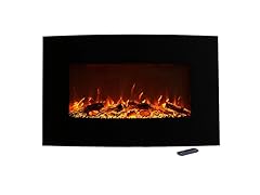 Northwest 36" Curved Color Changing Fireplace