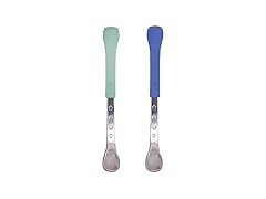 Nuby 2-in-1 Hot Safe Feeding Spoons - (2-Pack)