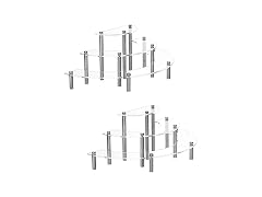 YestBuy 2 Pack Acrylic Risers Display