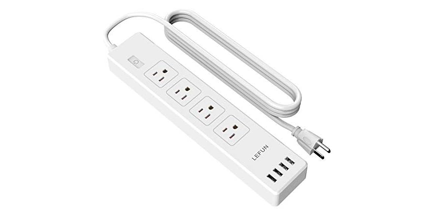 Lefun Wi-Fi Smart Power Strip - 4 Outlets, 4 USB
