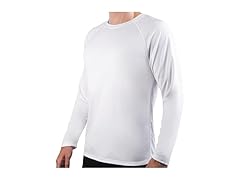 Kanu Men's (XL) White L/S Rashguard