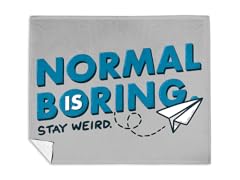 Normal is Boring Mink Fleece Blanket