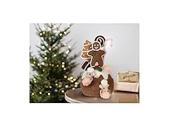 Abbott Collection 11" Christmas Pudding with Cookies & Mice Figurine