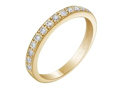 1/4 CT Diamond Wedding Band 14K Gold