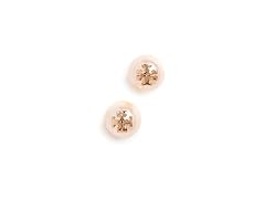 Tory Burch Rose Gold Women's Swarovski Earrings