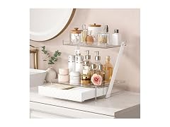 Pomohome 3-Tier Bathroom Countertop Makeup Organizer