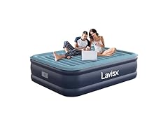 Lavisx Queen Air Mattress 18” with Built in Pump