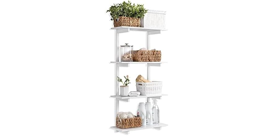 4 Tier Floating Shelves Set