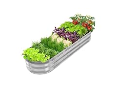 GADI 67-Inch Galvanized Raised Garden Bed