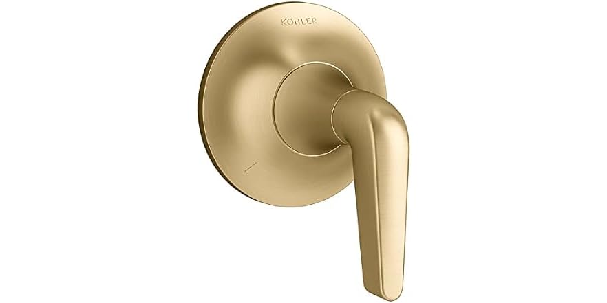 Kohler Tempered K-T22032-4-2MB Transfer Valve Trim, Vibrant Brushed Moderne Brass