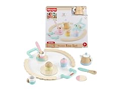 Fisher-Price Wood Pretend Play Toy Tea Set