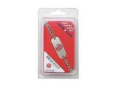 Apothecary Medical Alert Bracelet Silver