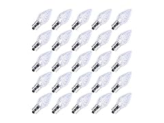 Brightown Minetom 50 Pack C7 Led Replacement Light Bulb