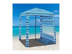 Beach Shade Canopy UPF 50+ 6x6 Blue