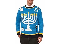 Ugly Holiday Sweater Chanukah - Med