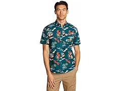 Eddie Bauer Mens ShortSleeve Baja Shirt