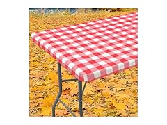 5 PC Rectangular Picnic Table Clothes