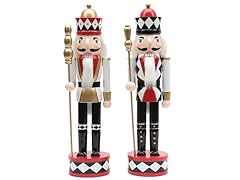 15" Harlequin Nutcracker (Set of 2)