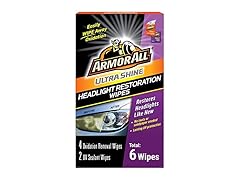 Armor All Car Headlights Cleaner Wipes ,