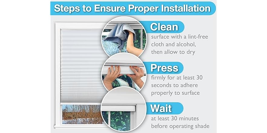 Redi Shade No Tools Easy Lift Shade