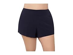 Aqua Green Women's Navy Beach Short (XL)