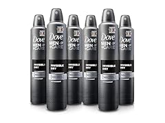 6 Cans of Dove Men+Care Invisible Dry 150ml Anti-Perspirant Spray
