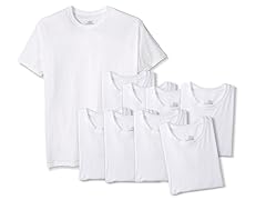 Hanes 9-Pack White Tees