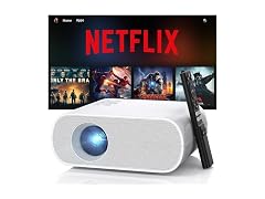 HOMPOW Licensed Smart Mini Projector