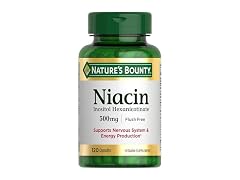 120CT Nature's Bounty Niacin 500mg Flush Free