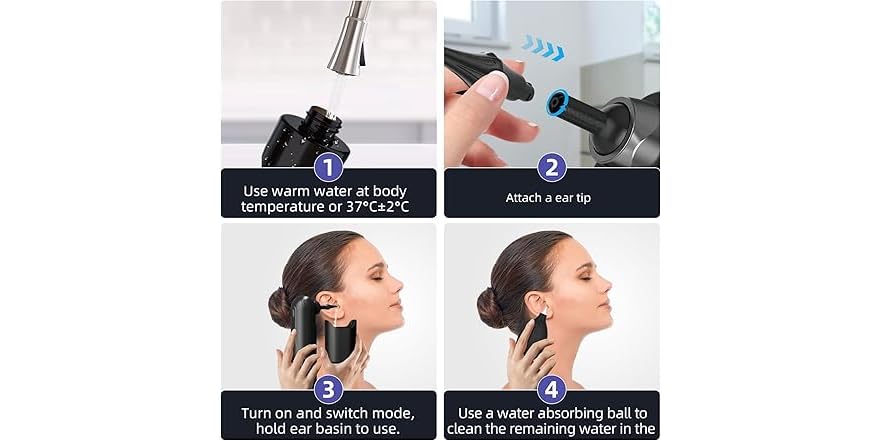 Ear Wax Removal Set With Ear Washing Syringe Ear Irrigation Cleaning Kits AE