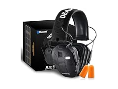 Black Bluetooth Shooting Earmuffs