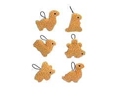 Russ Snackeez 3.5-Inch Keychain Dino Nuggets 6-Pk