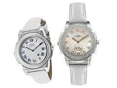 Rotary Women's Evolution White Leather Watch