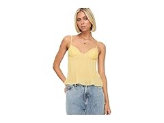 Princess Polly Plunging Pleat Top
