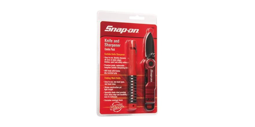 Snap-On Knife & Sharpener Combo Pack