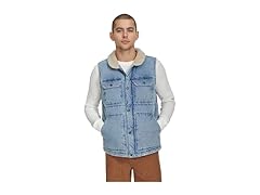 Men's Quilted Puffer Jacket (M)