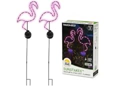 Touch Of ECO Solar Powered LED Garden Stake- Flamingo
