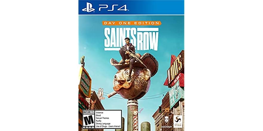 Saints Row Day One Edition - Jeu PS4 Neuf Sous Blister - Aventure Action Crime