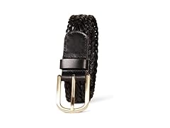Amazon Essentials Women 3X Leather Woven Belt