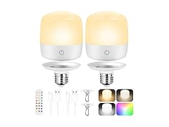 Yochoice Rechargeable Battery Operated Light Bulb