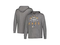 Ultra Game Men's NBA Hoodie Jazz Grey (M)
