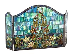 Floral and Vine Fireplace Screen