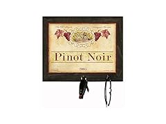 Homemagnetics Black Frame Pinot Grigio Magnetic Keychain Holder