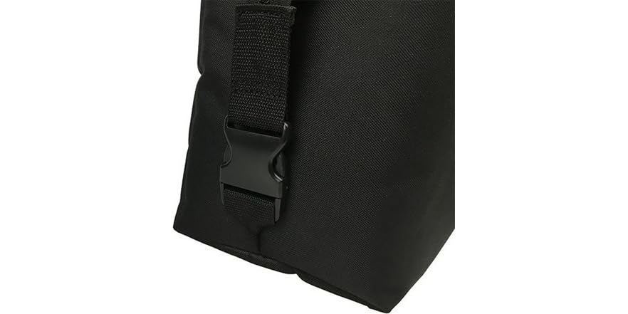 AO Coolers Deluxe Canvas Soft Cooler - 12-Can Capacity, High-Density Insulation, Leakproof Liner, Shoulder Strap (Black) - View #7