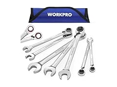 WORKPRO WORKPRO 7pc Rev Ratchet Wrench Metric